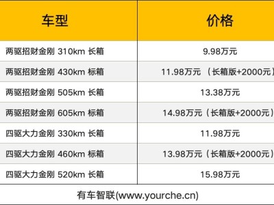 雷達(dá)金剛純電皮卡上市，商乘兩用新選擇，售價(jià)9.98萬元起