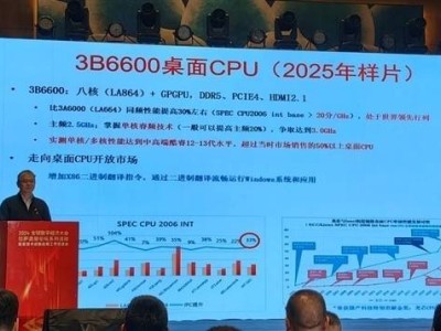 龍芯3B6600性能大飛躍，能否成為中國(guó)CPU新驕傲？